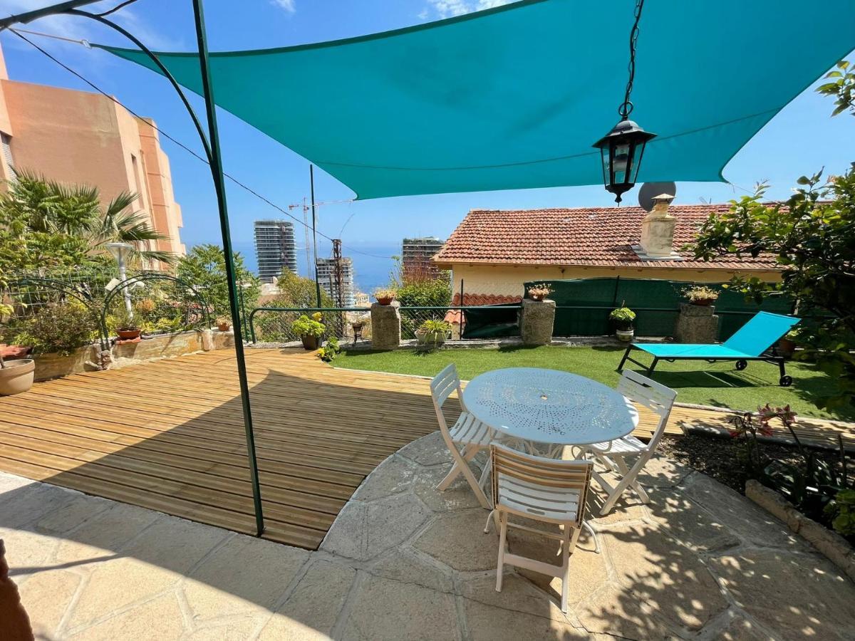 Maison Avec Jardin, Vue Mer Aux Portes De Monaco Beausoleil Luaran gambar